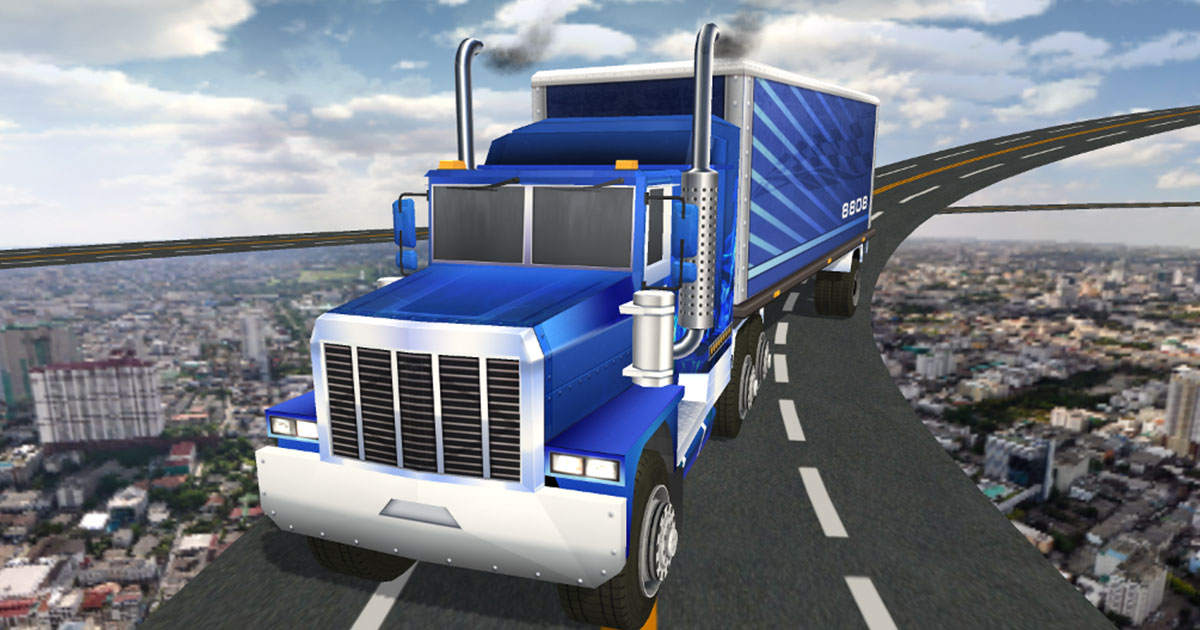 Image Impossible Truck Track Driving Game 2020