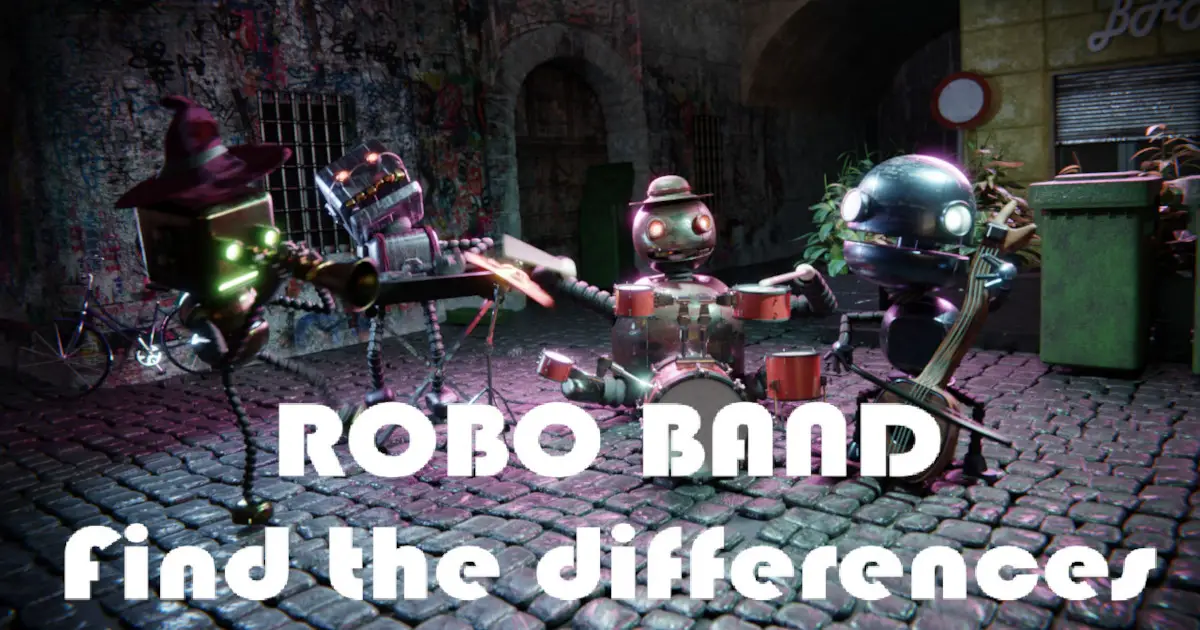 Robot Band – Find the differences